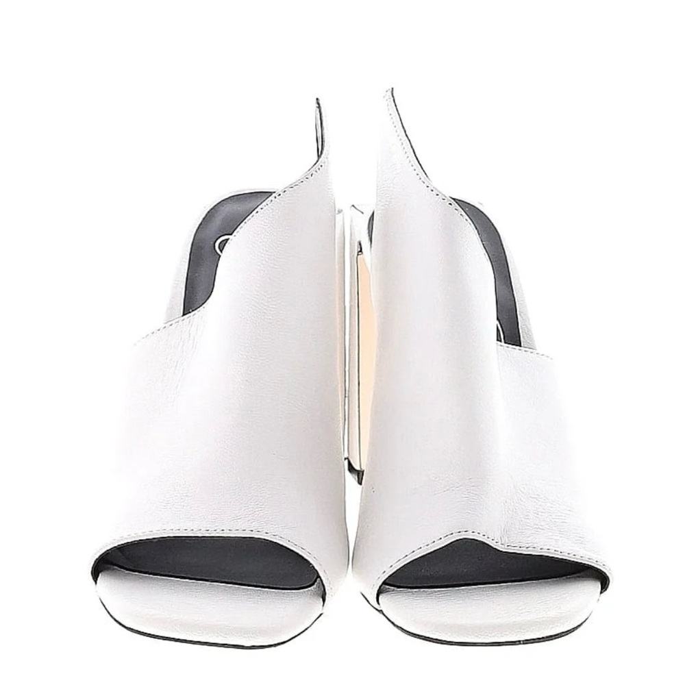 Jessica Simpson white block heels